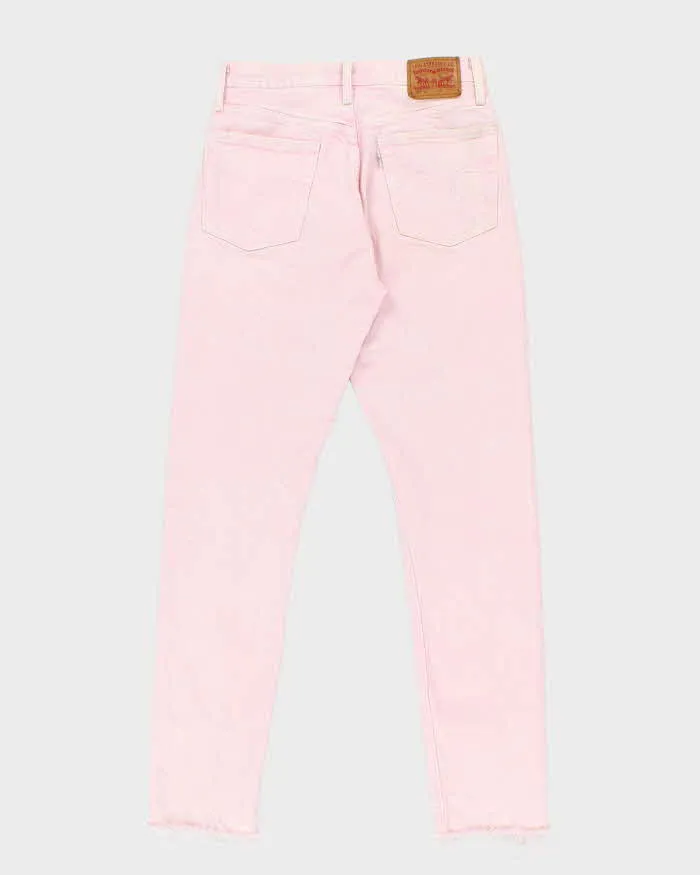 00s Levi's 501 Pink Jeans - W29 L30