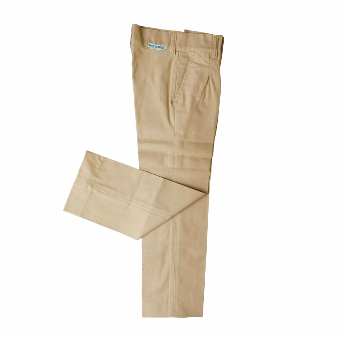 1970's Sand Straight Pleated Trousers  5-6Yrs