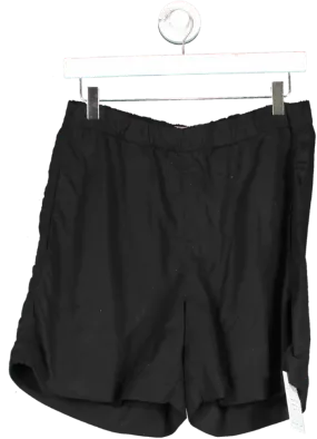 a day's march Black Barley Elastic Waist Lyocell Shorts UK 10