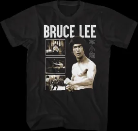 Action Collage Bruce Lee T-Shirt