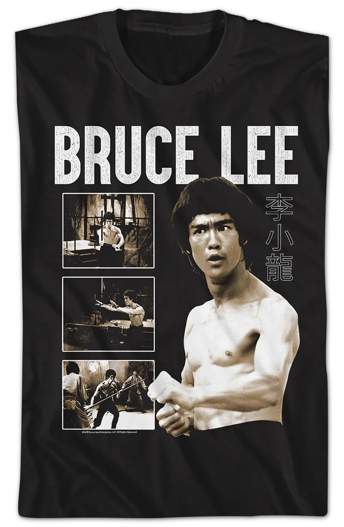 Action Collage Bruce Lee T-Shirt