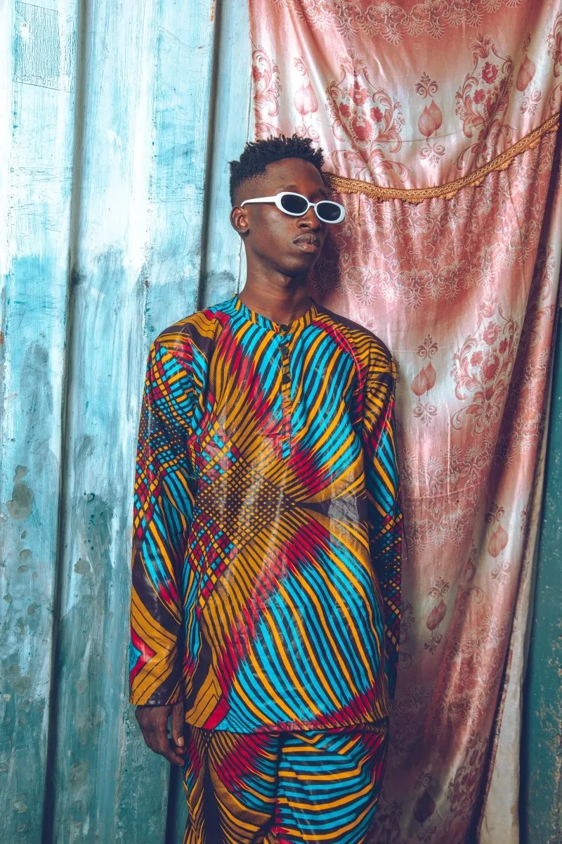 African Print Suit In Wow Print