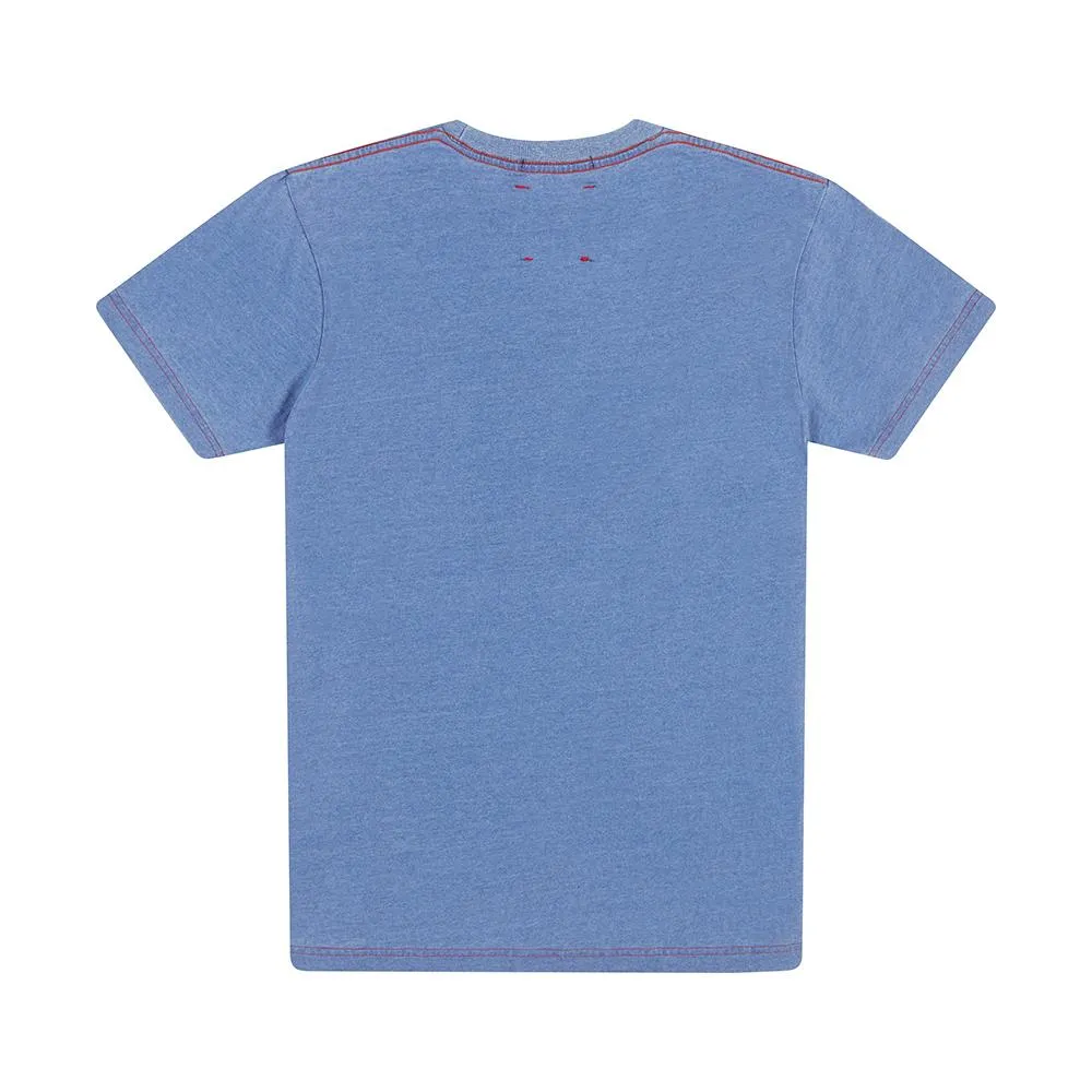 All Caps Indigo Tee - Light Indigo