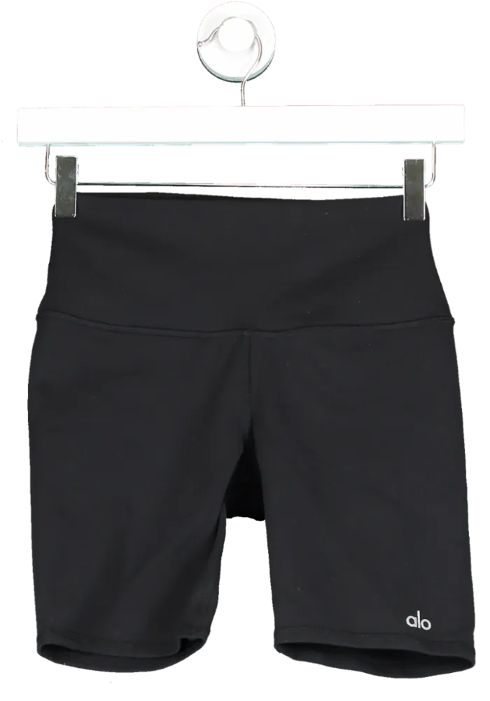 alo yoga Black Bike Shorts UK S