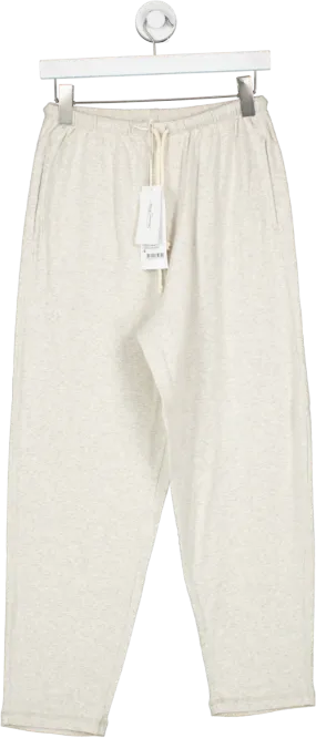 American Vintage Cream Marl 100% Cotton Jogger UK XS