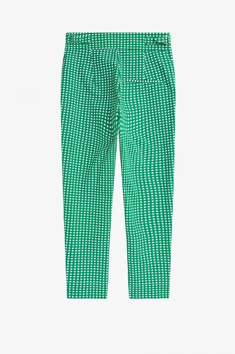 Amy Winehouse Fred Perry Green Gingham Trousers