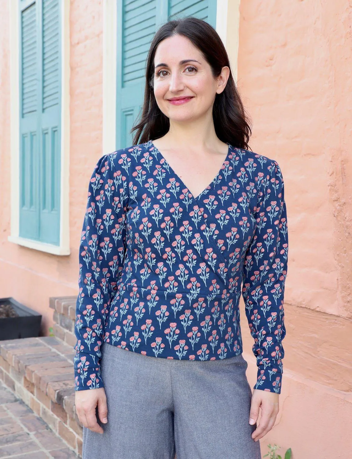 Ayanna Organic Wrap Top