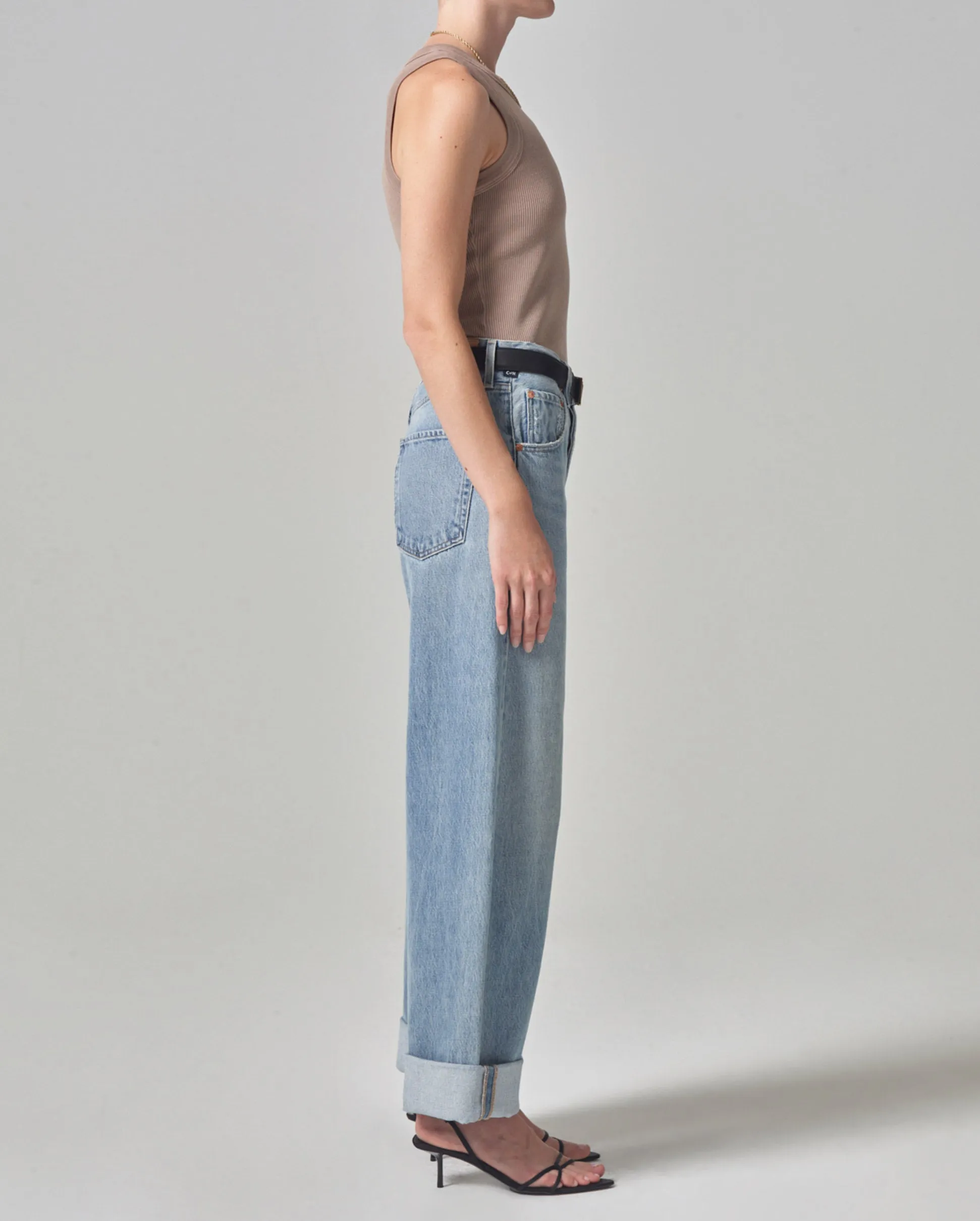 AYLA BAGGY CUFFED CROP / SKYLIGHTS