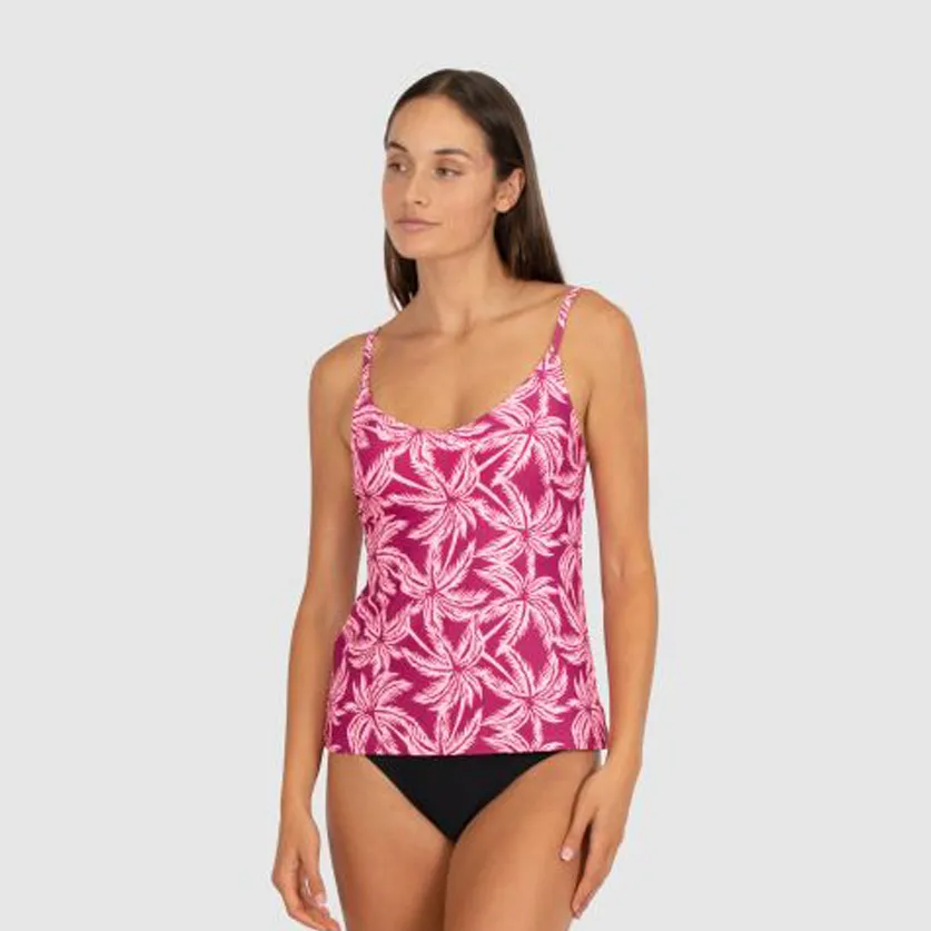 Baku Loose Fit Singlet - Hot Tropics