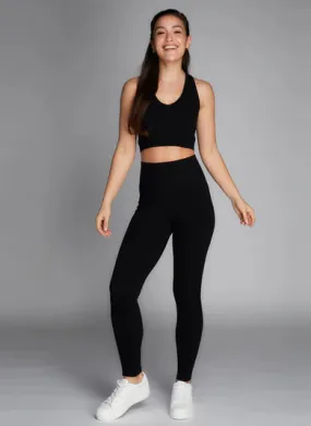 Bamboo Ribbed Highwaist Legging