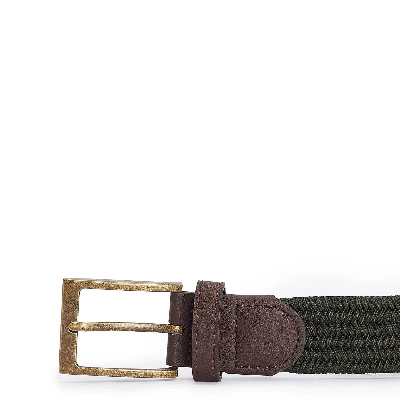 Barbour Nevis Webbing Belt Dark Olive