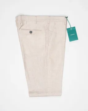 Berwich Morello Loro Piana Summertime Trousers / Beige