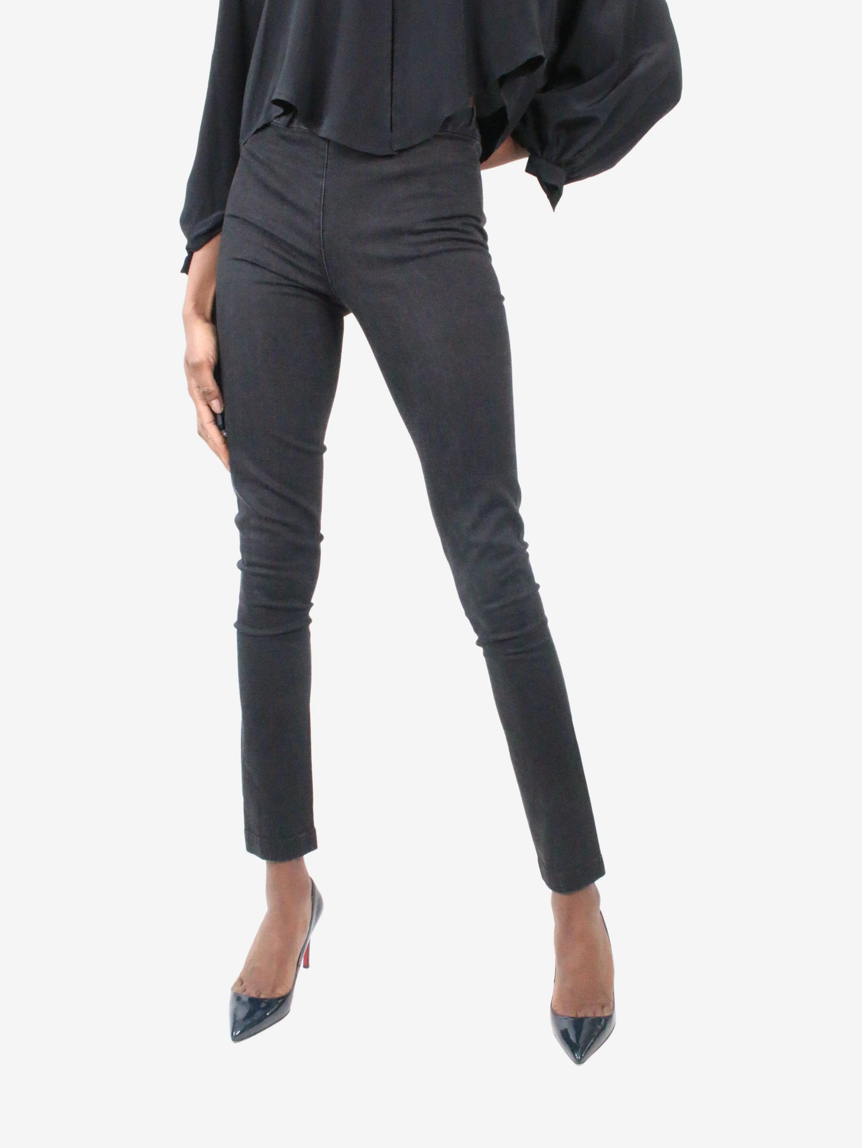 Black slim fit jeans - size S