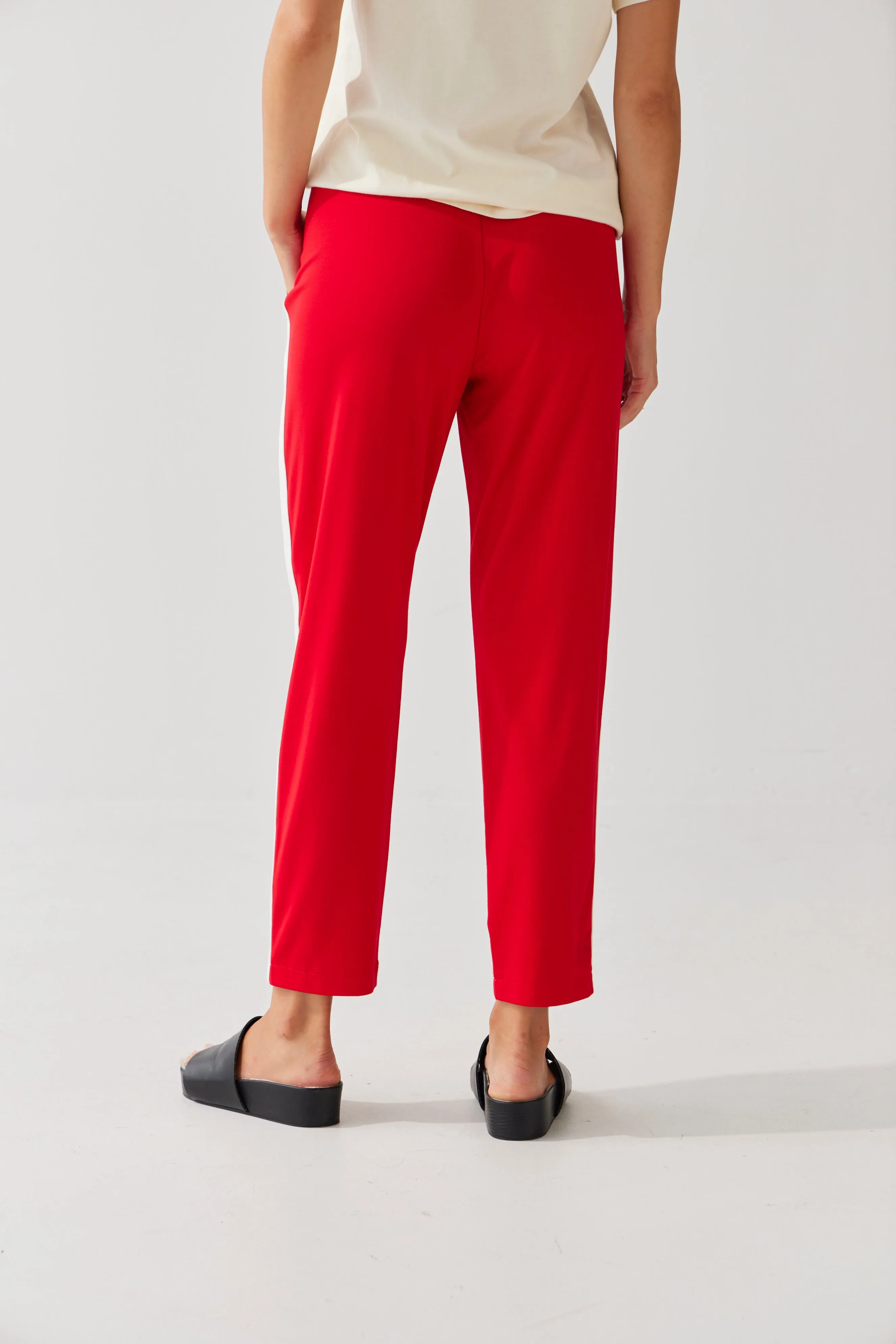 Bobbie Pants | Red/White