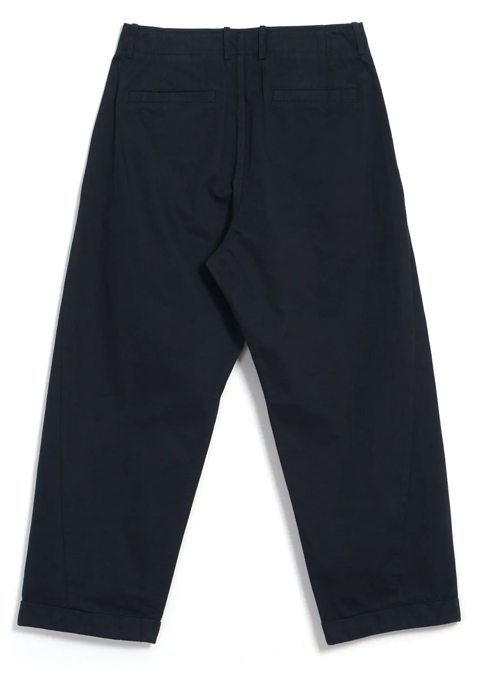 BOBBY | Wide Pleated Everyday Trousers | Navy