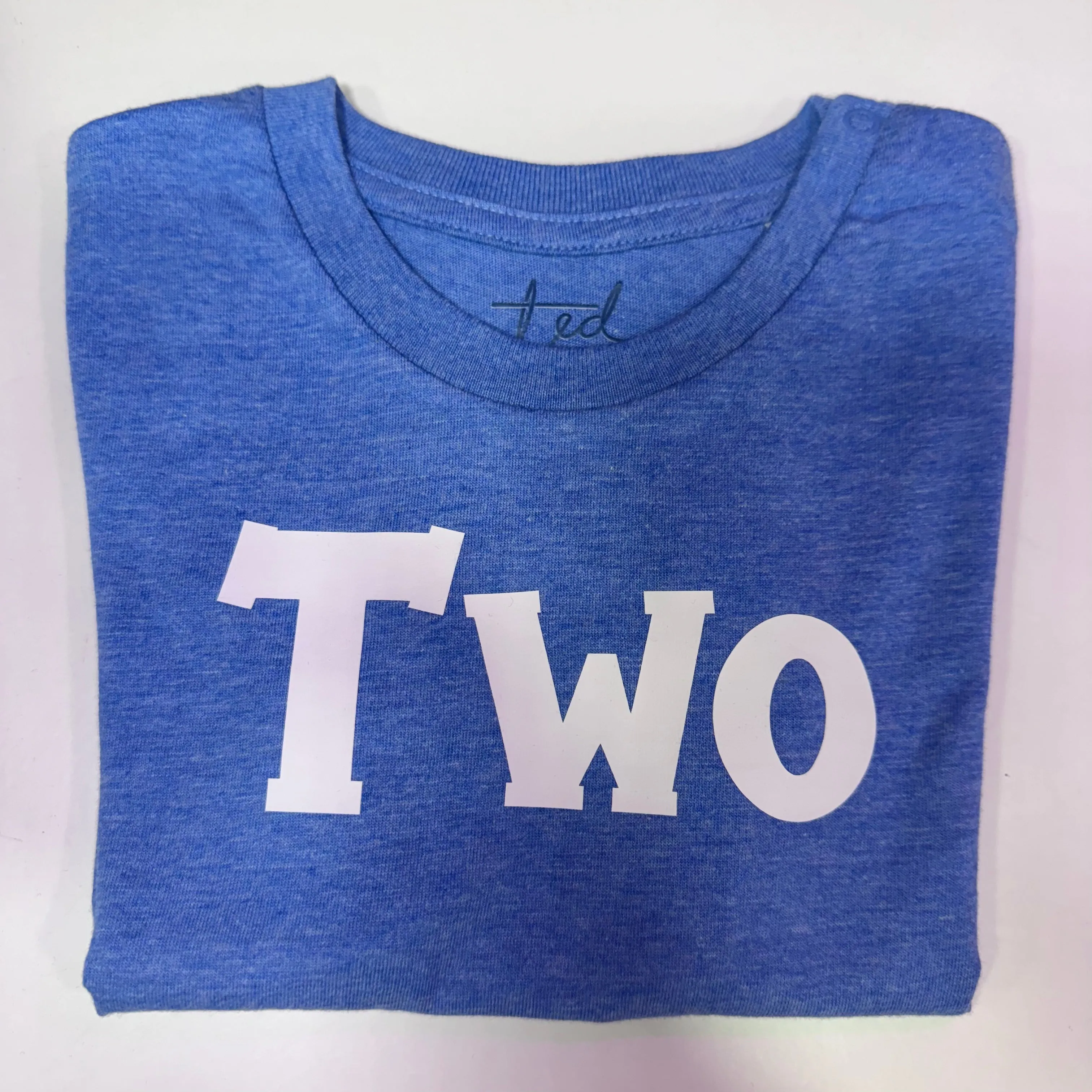 Boys Blue Birthday T-Shirt Select Age