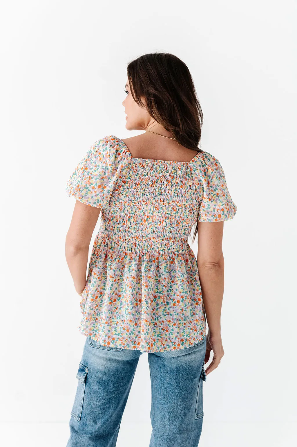 Briar Smocked Floral Top