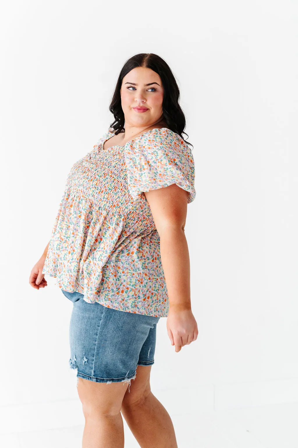 Briar Smocked Floral Top