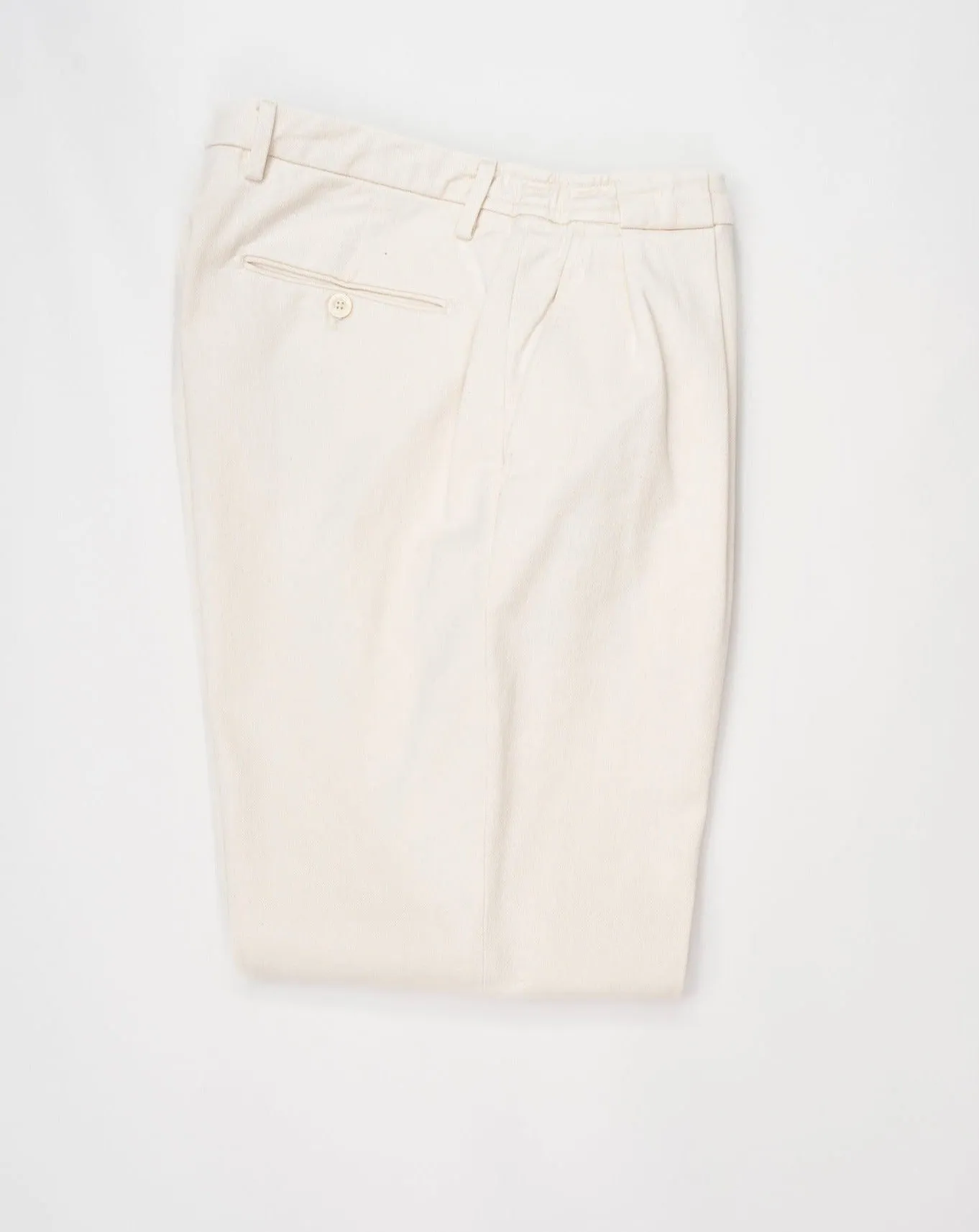 Briglia Cotton Trousers / Natural White