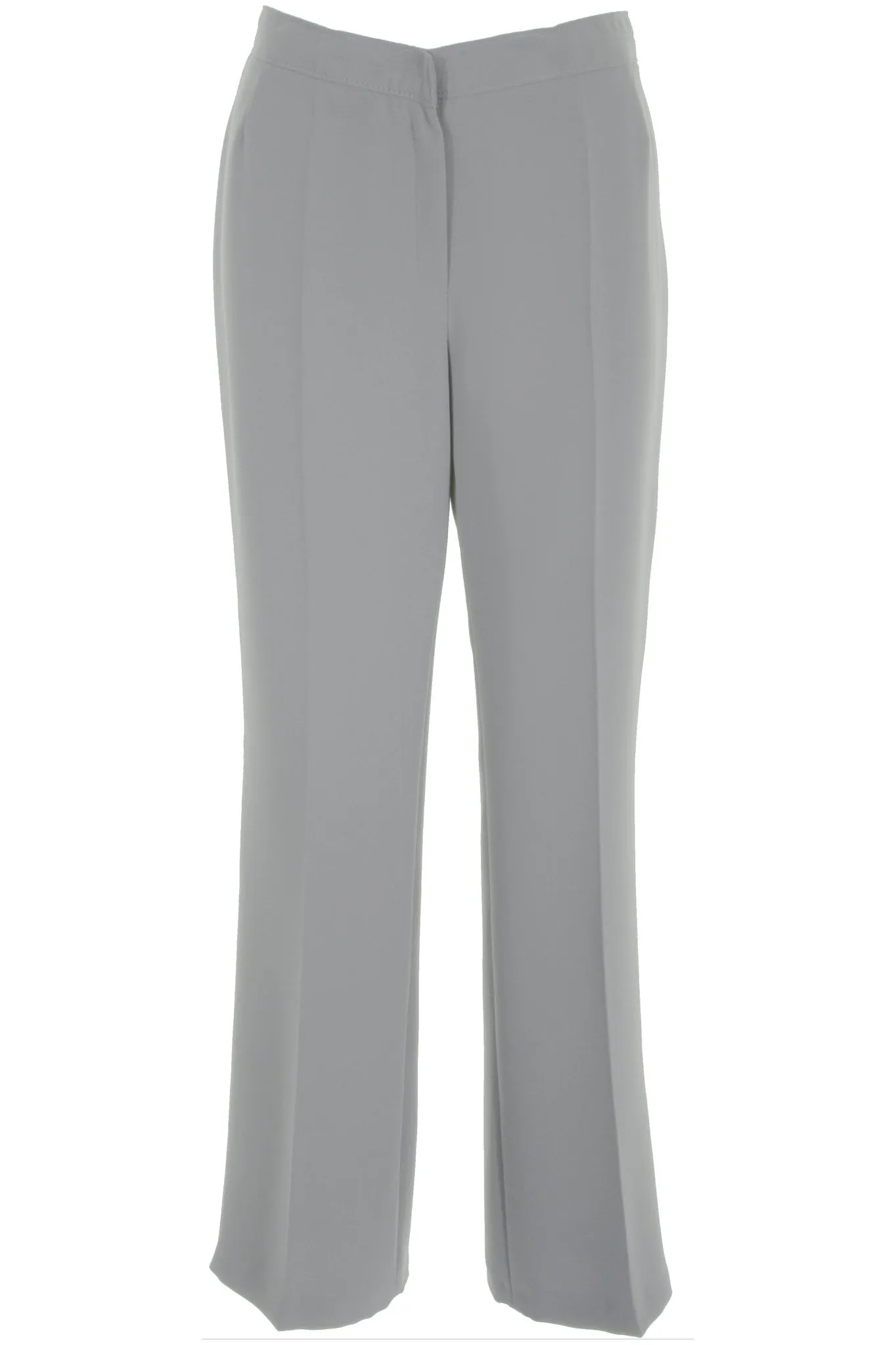 Busy Clothing Womens Smart Silver Grey Trousers