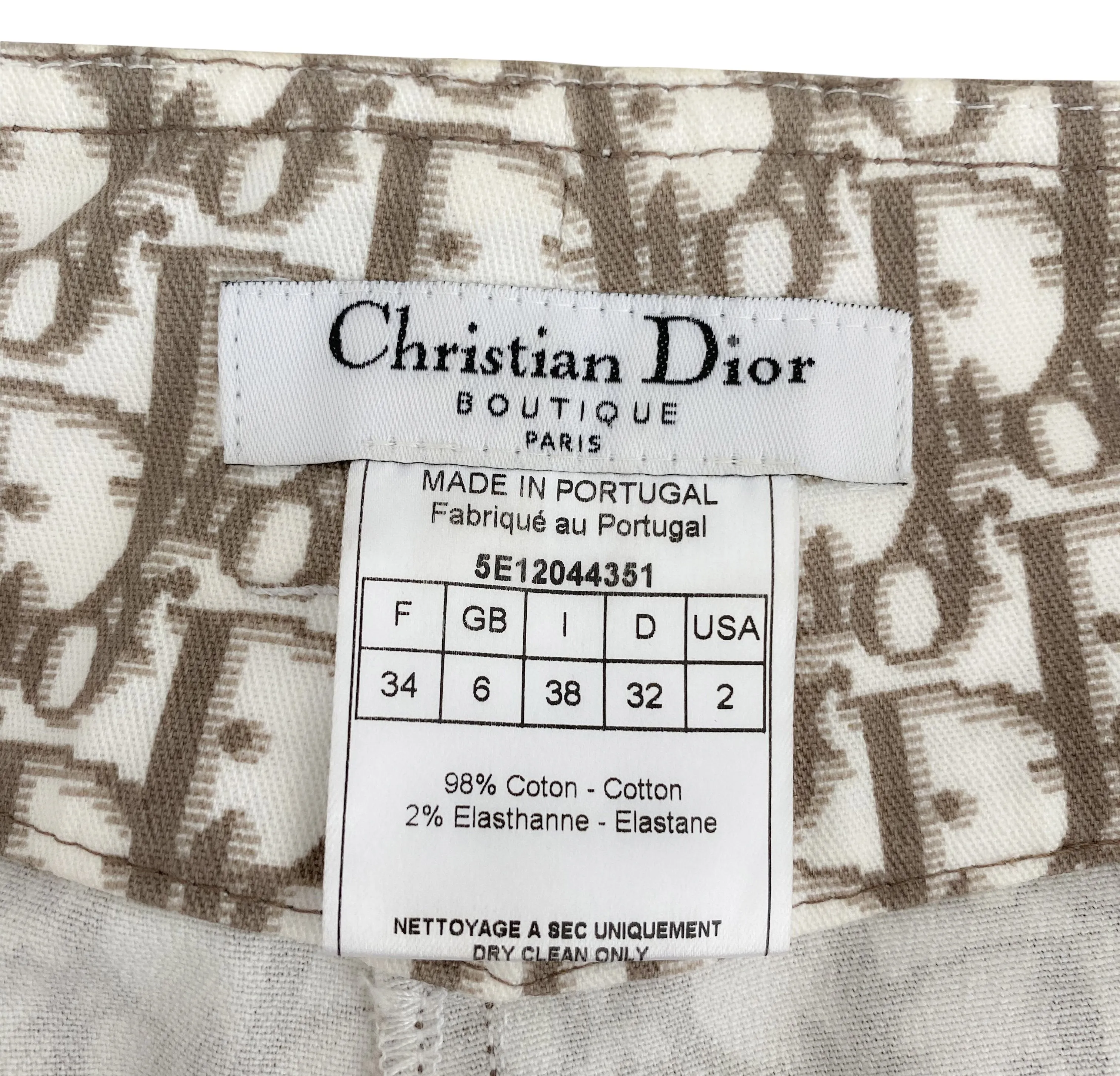 Christian Dior Spring 2005 Diorissimo Pants