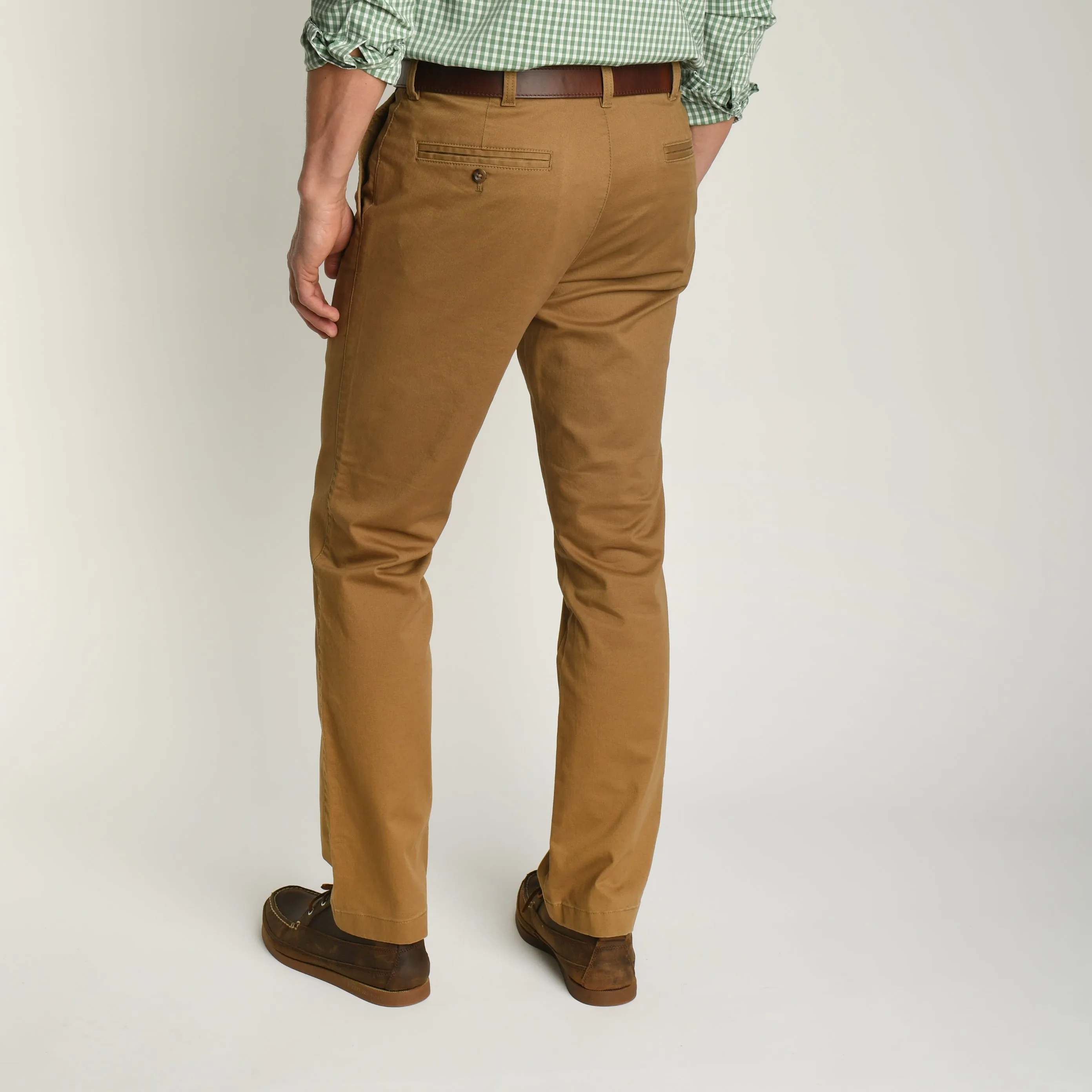 Classic Fit Gold School Chino - Teak