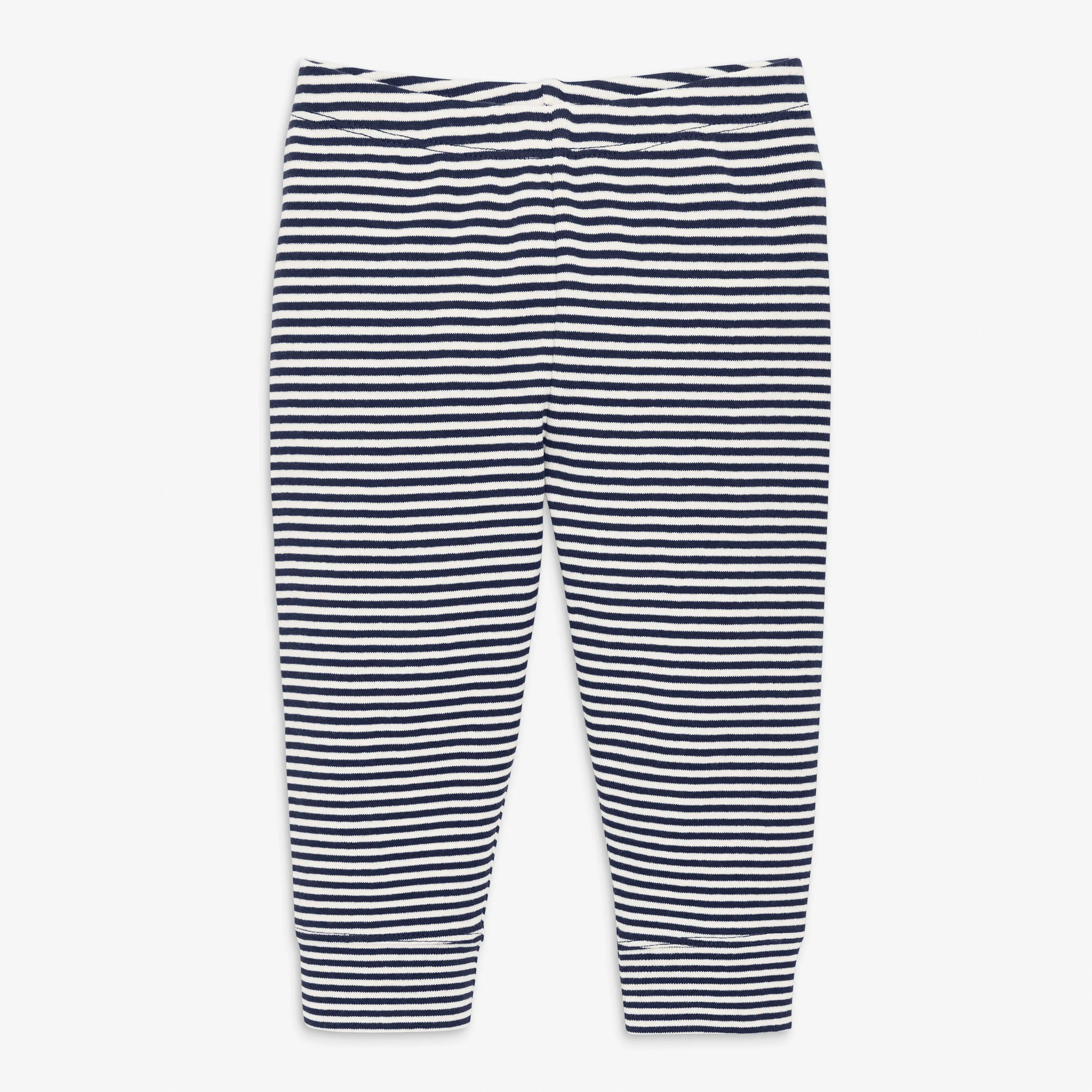 Clearance baby organic pant in mini stripe