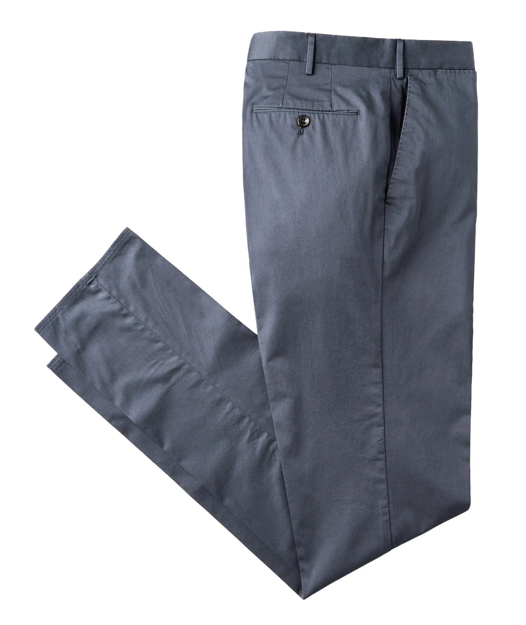 Cotton and Silk Stretch Chino