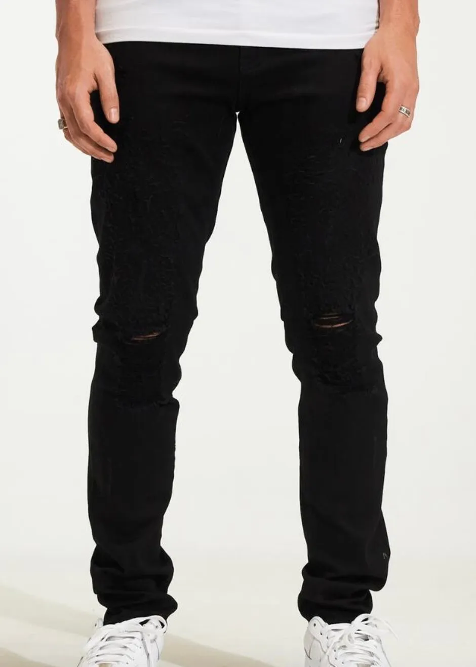 Crysp Atlantic Distress Black Jeans (PP)