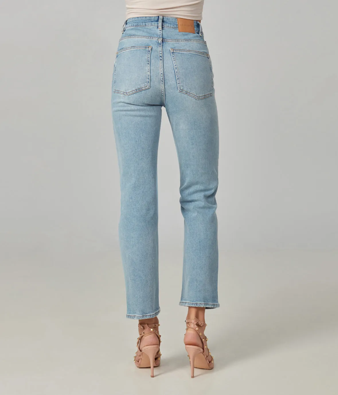 DENVER-DS High Rise Straight Jeans