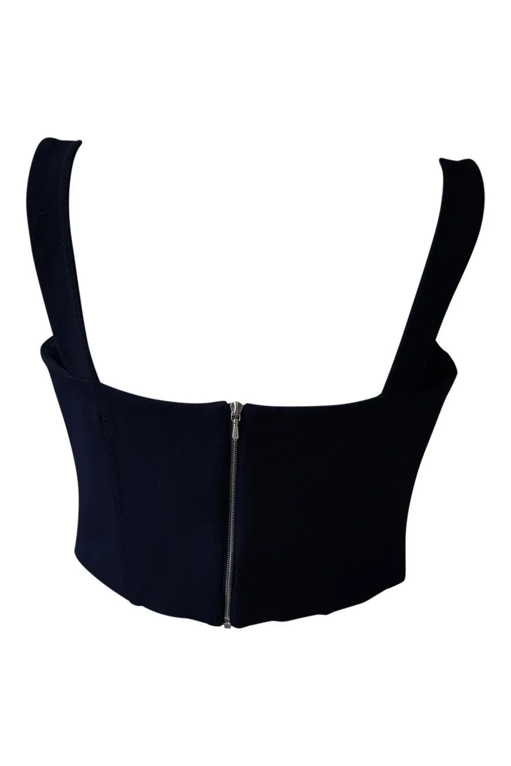 DION LEE Navy Blue Strappy Utility Bustier (UK 12)