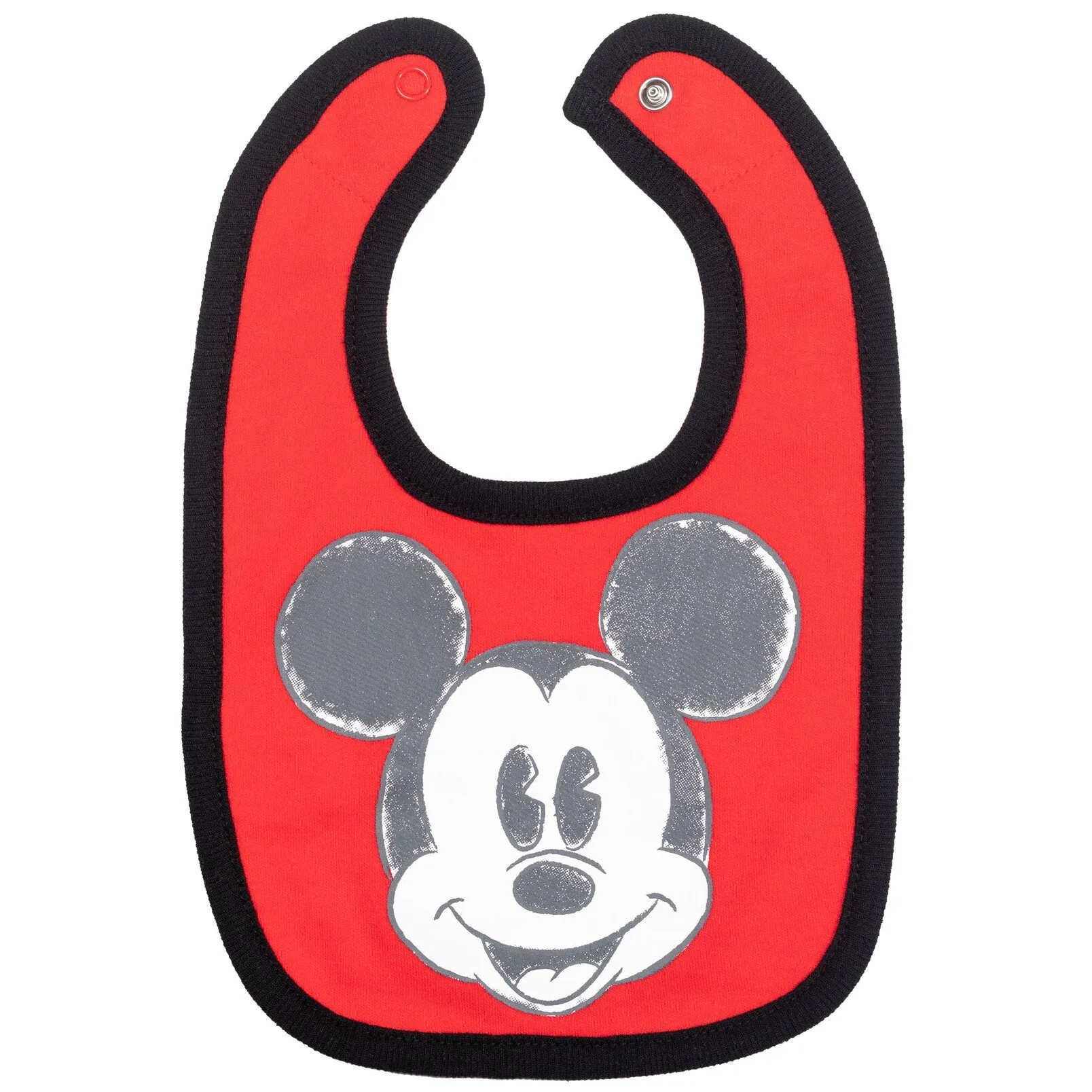 Disney Mickey Mouse Bodysuit Pants Bib and Hat 4 Piece Outfit Set