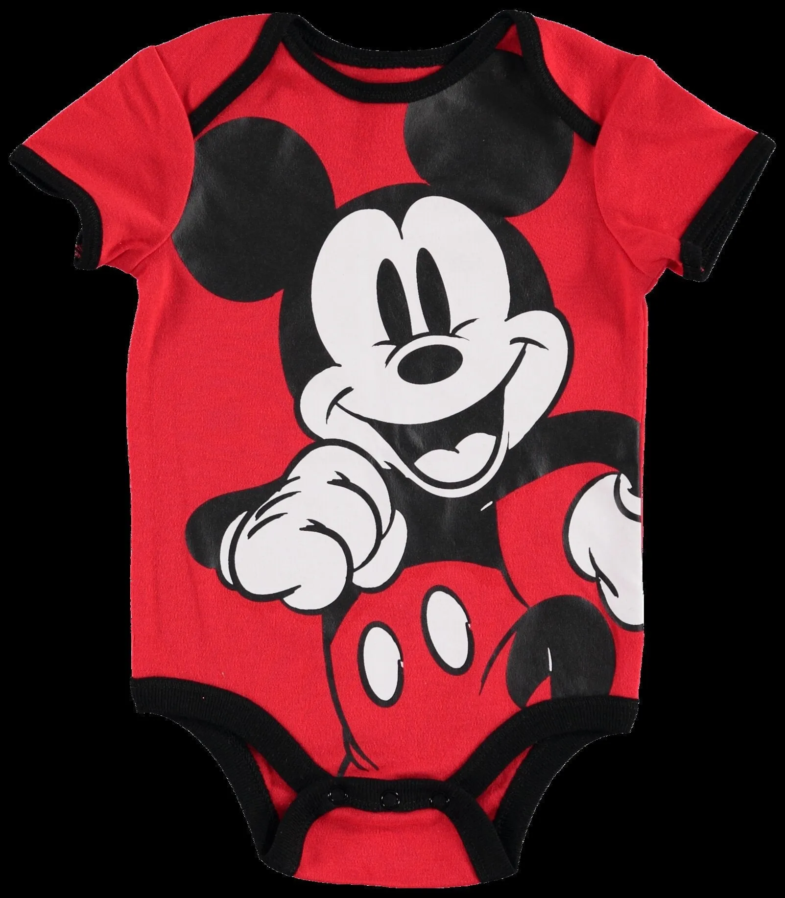 Disney Mickey Mouse Bodysuit Pants Bib and Hat 4 Piece Outfit Set