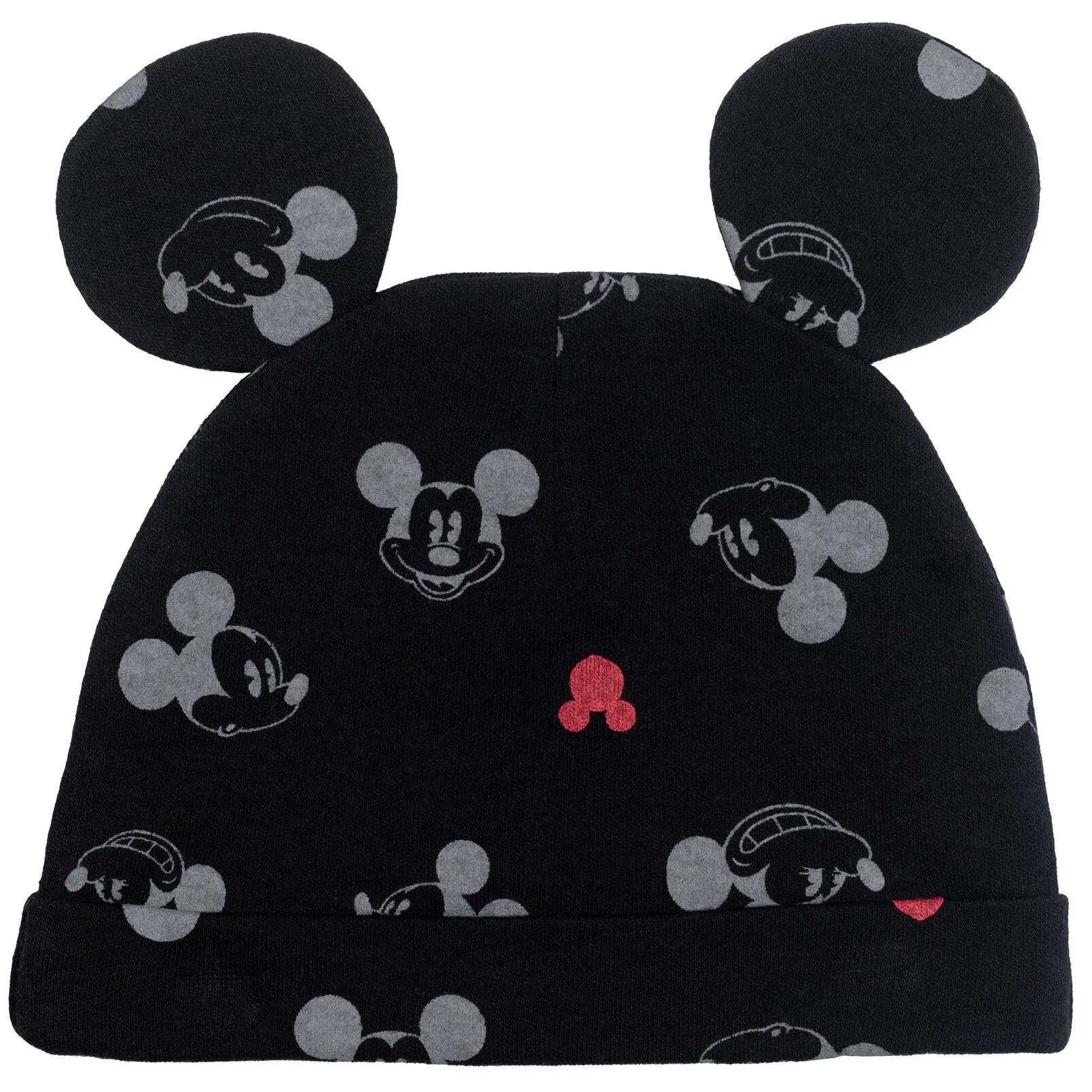 Disney Mickey Mouse Bodysuit Pants Bib and Hat 4 Piece Outfit Set