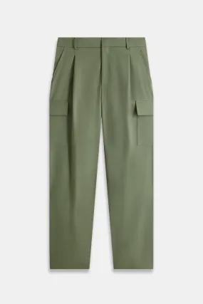 Drôle de Monsieur 'Le Pantalon Cargo Laine' Pants - Khaki