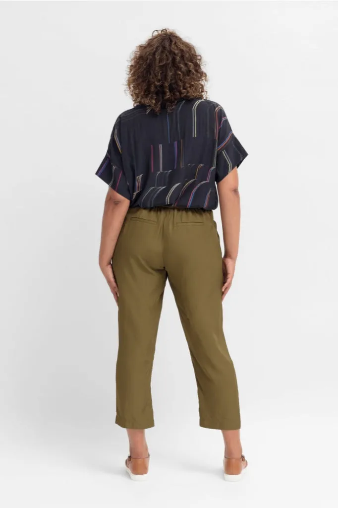 Elk The Label - Kiiltava Pant - Olive