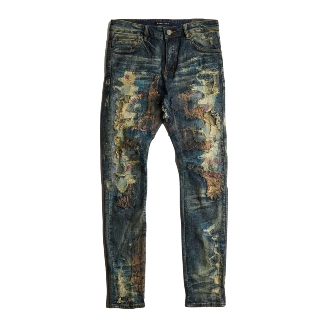 Embellish NYC Mendez Dark Blue Jeans (004)