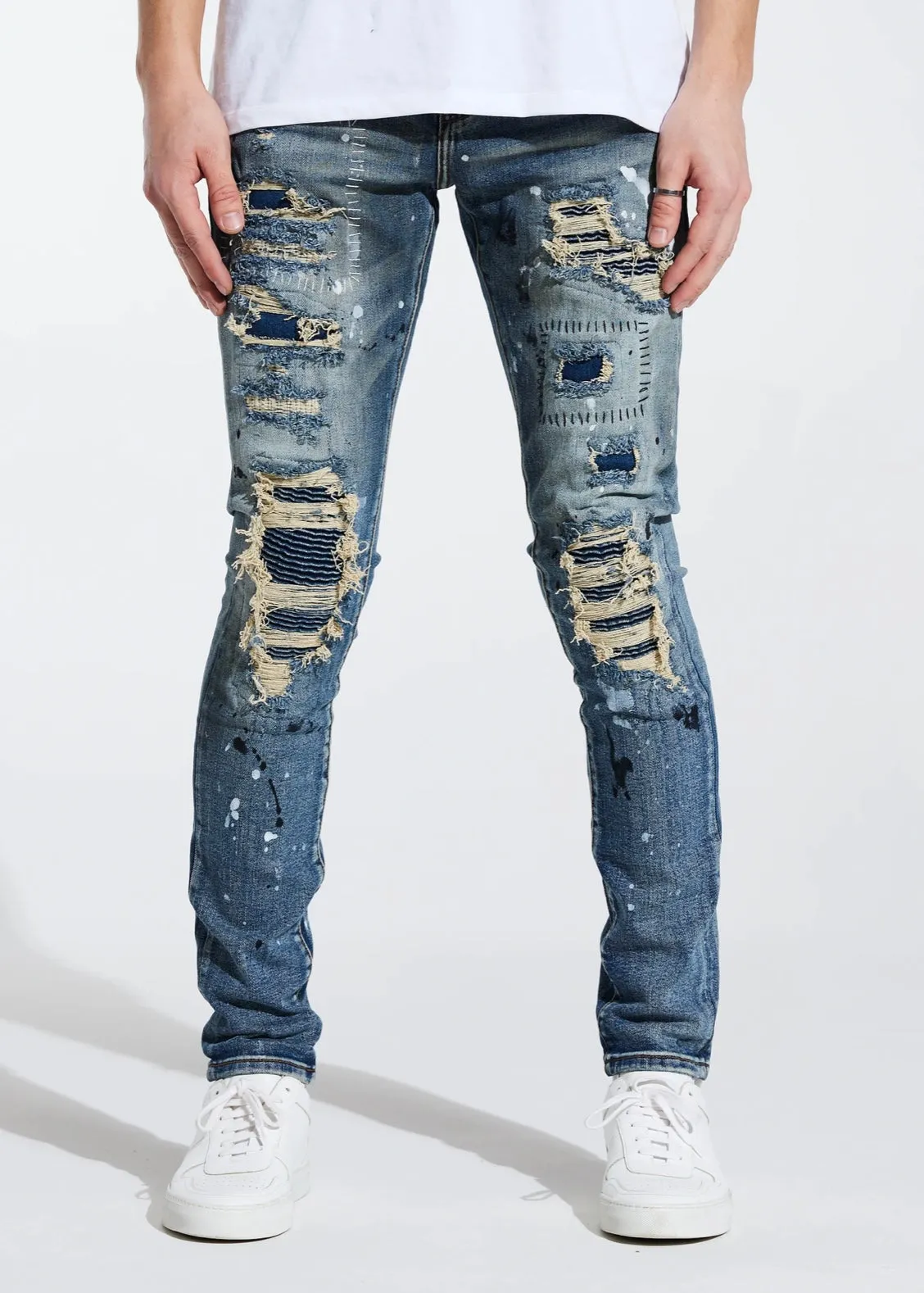 Embellish NYC Tyson Rip & Repair Jeans (153)