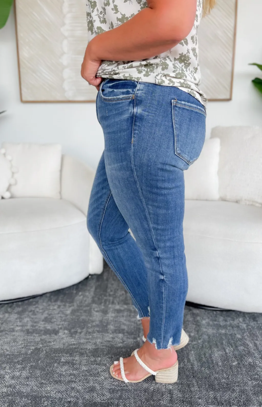 Emmy High Rise Skinny Vervet Jeans-Curvy