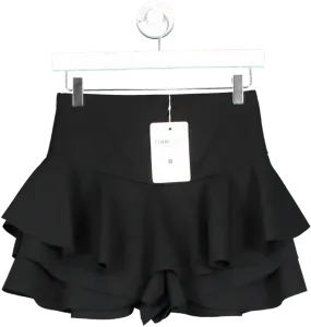 Femme Luxe Black Frill Skort UK 8