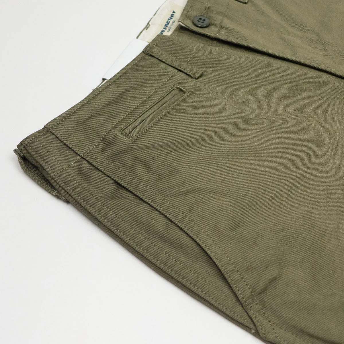 FOB Factory - Narrow US Chino Trousers - Olive