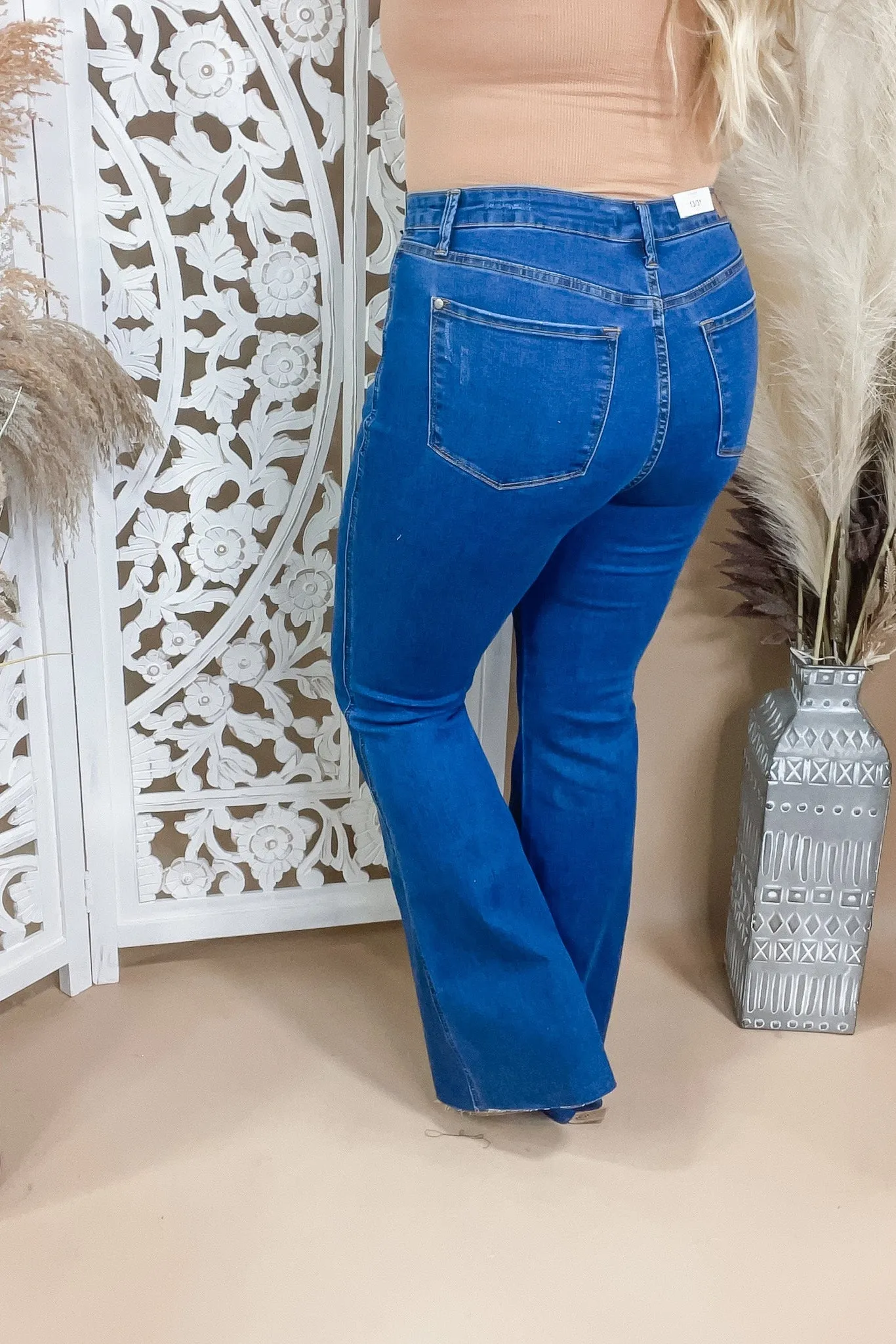 Francine High Rise Tummy Control Flared Jeans