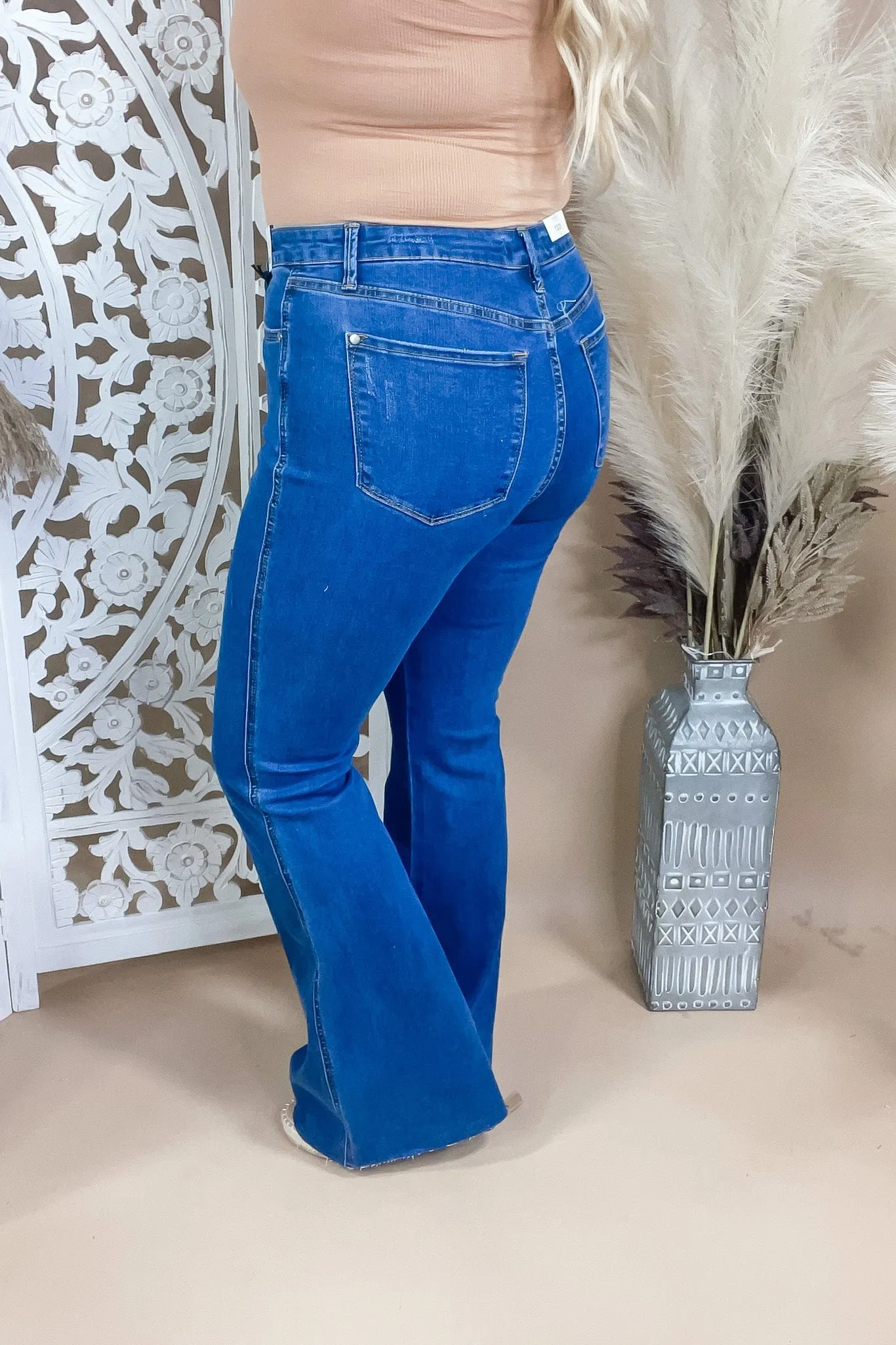 Francine High Rise Tummy Control Flared Jeans