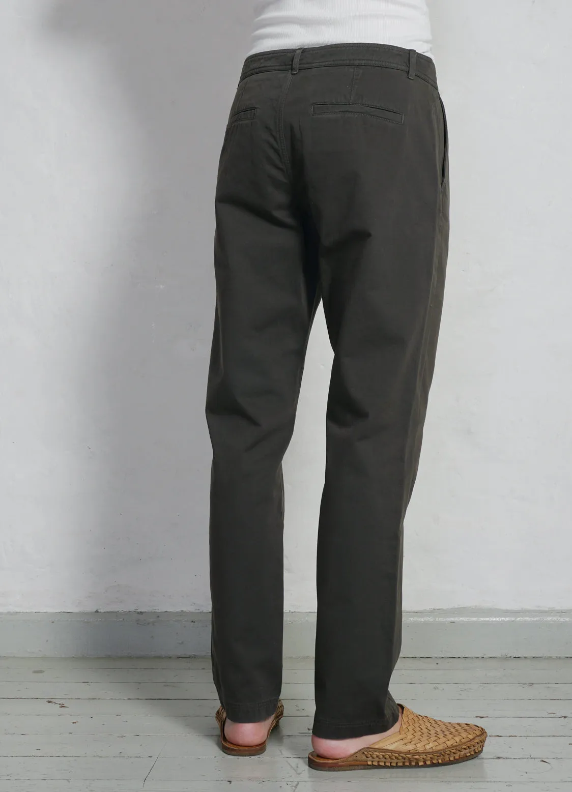 FRED | Regular Cut Work Trousers | Dark Moss