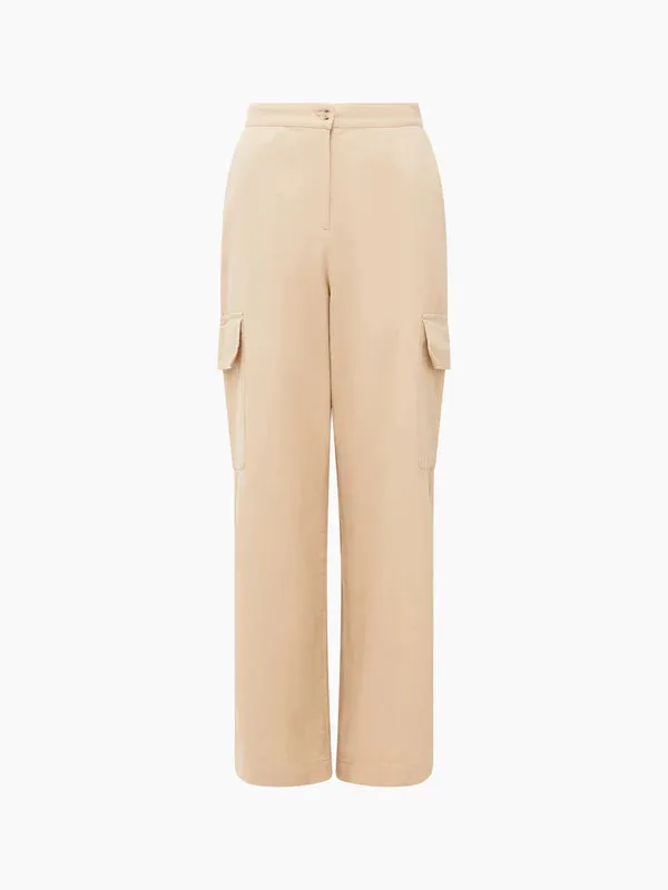 Great Plains Utility Cotton Trousers-Sand-J4WAE