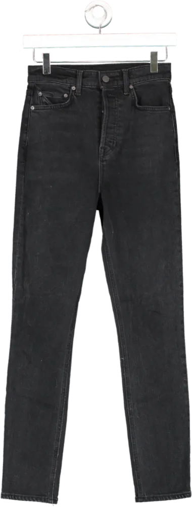 grlfrnd Black Piper Super High Rise Slim W24