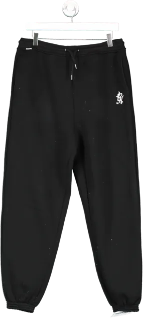 GYM KING Black Fundamental Fleece Jogger UK XL