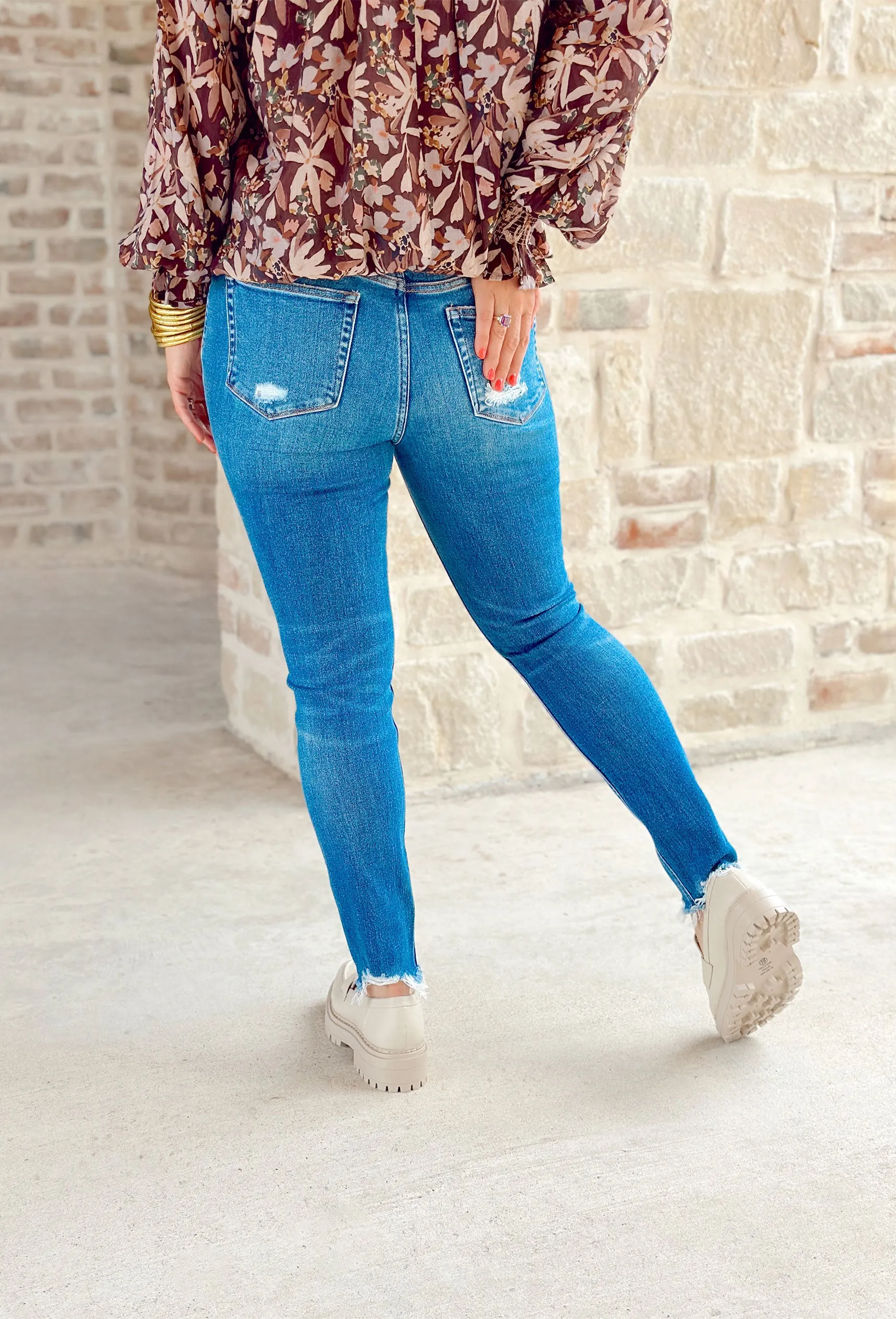 Harper High Rise Skinny Jeans by Flying Monkey