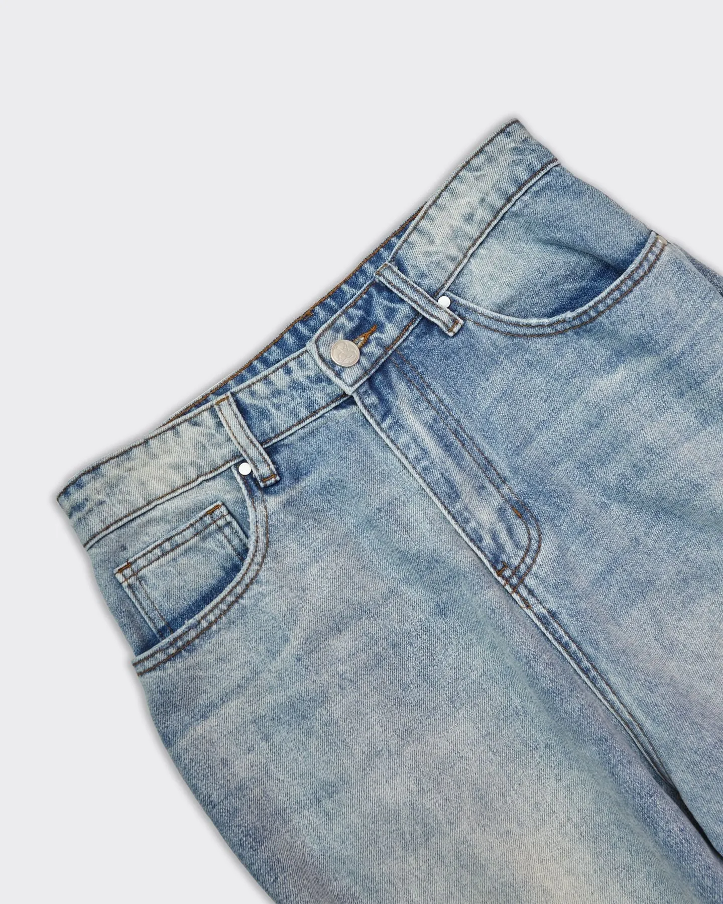 Jeans Lax Blowout Denim Light Blu