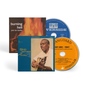 John Lee Hooker – Burning Hell   Skip James – Today! CD Bundle